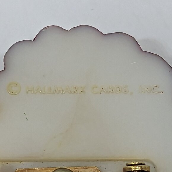 Vintage Hallmark Turkey Brooch Pin Plastic Thanksgiving Holiday - Picture 3 of 3